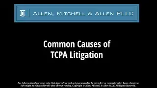Common TCPA Litigation