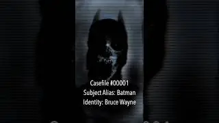 Casefile 00001: The Batman #batfeed #batmananaloghorror #casefiles #batman #arkhamtapes