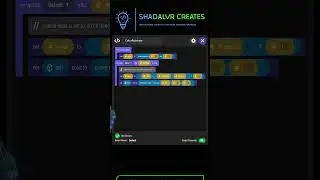 Color Rainbow Code Blocks Script #short