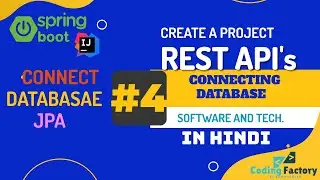 Spring boot database Connection using JPA | Crud operation using Spring boot REST API's in Hindi #4