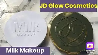 Battle of the Highlighters: Milk Makeup Flex Highlighter vs. JD Glow Cosmetics Pressed Highlighter