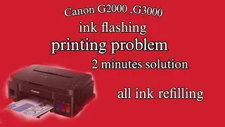 canon g2000 ink flushing | canon g2000 ink pipe empty |canon g2000 ink problem |