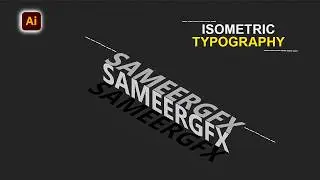 Isometric Text Effect | Adobe Illustrator Tutorial