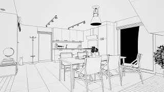 Sketch Render by Vray