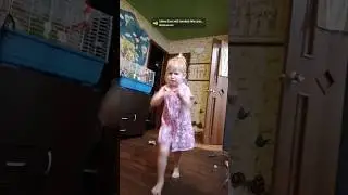 Проверка на слух и чувство ритма)))) #дети #вечер #танцы #snapchat
