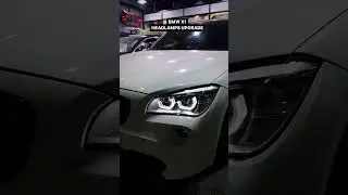 bmw x1 head lamps upgrade