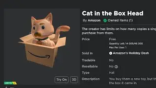 free limited cat in the box