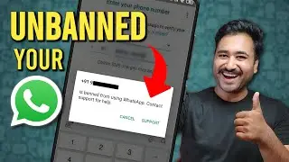 How To Unbanned Whatsapp Number 2022 ! Banned WhatsApp Ko Unbanned kese kare ! Solution !