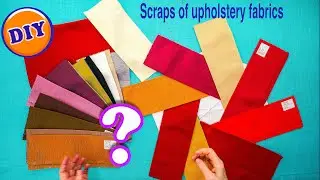 Turn Upholstery SCRAP FABRICS Into MARVELOUS 