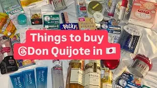 Best Things To Buy At Don Quijote in Japan! Haul by Siham Soleil