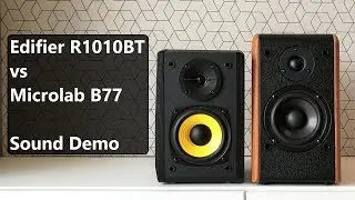 Edifier R1010BT vs Microlab B77  ||  Sound Demo