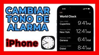 ⏰ Como CAMBIAR el SONIDO de la ALARMA en el iPhone