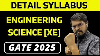 Engineering Mathematics| Detail Syllabus | Engineering Sciences | XE | GATE 2025