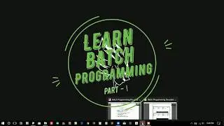Learn Batch Programming | Basics of Batch - Part V