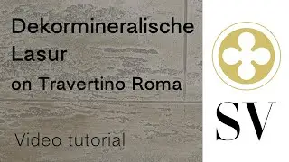 Dekormineralische Lasur an Travertino Roma by Stucco Veneziano Shop | Video Tutorial 2025