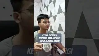 KETIKA GW AMBIL MINUM SAAT NGODING | BerlianTS #Shorts