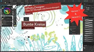 Affinity Designer Übungen - Kapitel 5 - Bunte Kreise