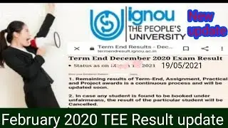 Result update dec tee 2021 ||Result update || ignou update