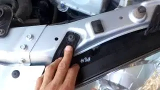 SsangYong Kyron снимаем переднюю фару