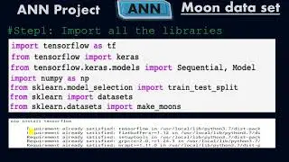 Artificial Neural Network Projects with Python programming - ANN - Deep Learning - #Moein