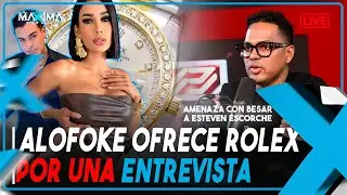 ALOFOKE PIDE ENTREVISTA EN LA MAXIMA (AMENAZA CON BESAR HOMBRE EN PLENA ENTREVISTA)
