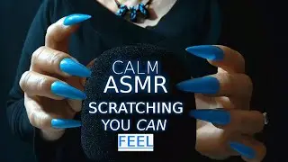 Calm ASMR | Powerful, SHARP and DEEP Scratching Triggers on the Foam Cover that You Can FEEL!