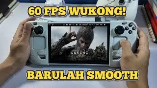 60 FPS Black Myth: Wukong Steam Deck Mods DLSS Gameplay + Tutorial