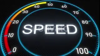 Speed Futuristic Meter or Indicator | Motion Graphics - Videohive template