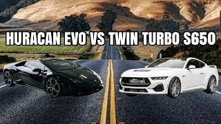 I RACED @MADDETAILING'S LAMBORGHINI IN MY 2024 TWIN TURBO MUSTANG