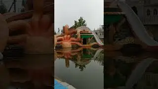 беседка на даче.в  виде  корабля . мастер Юра Сперидонов  и его  бригада . реставрация покраска.