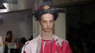 Comme des Garçons Homme Plus spring summer 2024 fashion show
