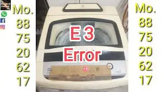 🇮🇳 E3 Error videocon washing machine, e3 error, Electrolux E3 error on washing machine 08875206217