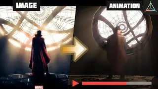 Turning Marvel Art into 3D Animation - Using My Phone (Prisma 3D 2.0.6)