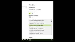 6 Change Time Zone in Windows 10