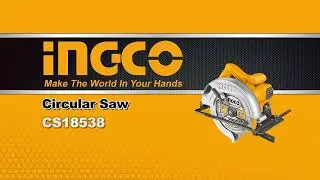 Пила циркулярная INGCO 1400W CS18538