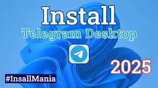 How to install telegram desktop app || Windows Install Tutorial || Install Mania