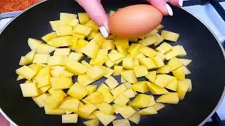 Innovative fried potatoes, prepared in a few minutes 😋😋😋