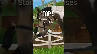 TOP 5 horse in real life STAR STABLE TikTok