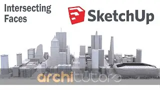 Sketchup Tutorial for beginners || lesson 10 || Intersecting faces in sketchup