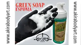 Green Soap | espuma para tatuar | Tattoo