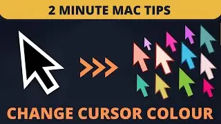 How to Change Your Cursor Color on your Mac