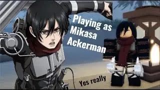 Mikasa Skin in Attack on Titan: Last Breath
