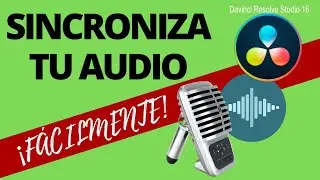 Synchronize video and audio in Davinci Resolve