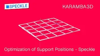 Karamba3D TidBits #43 Optimization of Support Positions - Speckle