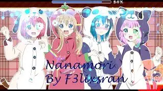 YURU YURI (╯─◡─）╯ | NANAMORI By F3lixsram | Geometry Dash [2.1] | Harder 7 stars | LuisFriends