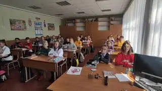 Вітання з днем вчителя від 5-А класу сш45. жовтень 2021р.