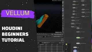 houdini vellum beginners tutorial with example Hip file