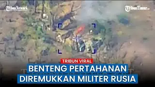 Detik-detik Artileri Rusia Terjang Posisi Ukraina Hingga Porak-poranda