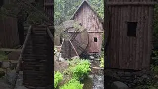 Карелия. Водяная мельница в Карелии. Видели такое чудо?