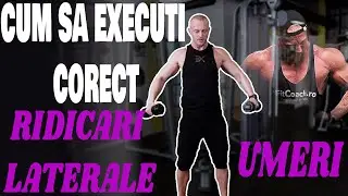 Ridicari laterale umeri | cu gantere | la cablu | sezut | Cum sa executi corect ?!